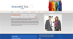 Desktop Screenshot of embroidery-wa.com.au